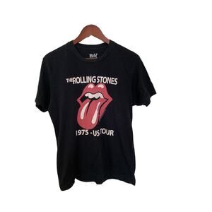 Rolling Stones black  graphic t shirt black red